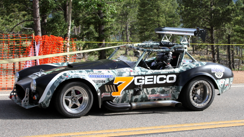 Getting towed back down after the race.